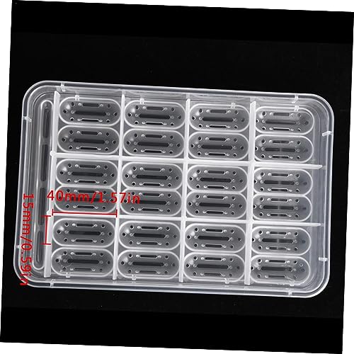 Breeding Isolation Box for Reptiles Hatching Container for Snakes Turtles Geckos and Lizards Easy Observation and Cleaning Cell Incubator for Pet Eggs
