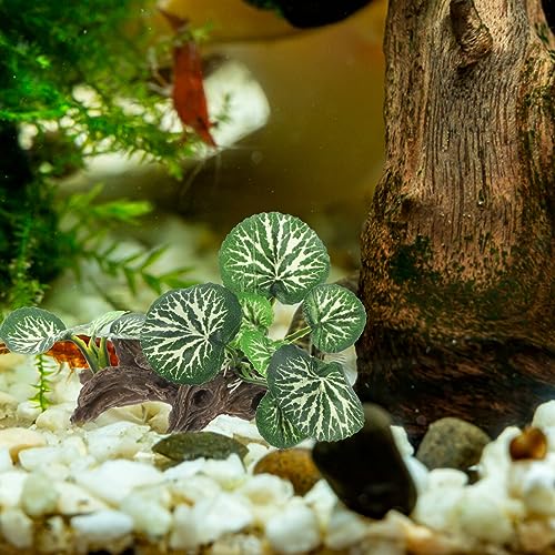 Ipetboom Reptile Corner Branch Resin Climbing Tree Branch with Leaves Terrarium Plant Branches Fish Turtle Tank Decor for Snake Bearded Dragon Lizard Frog - size: Large