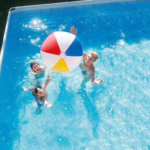 INTEX Ultra XTR 32ft x 16ft x 52in Above Ground Swimming Pool Set w/Pump | 26377EH - 2650 GPH Sand Filter Pump, Saltwater System, Maintenance Kit & Volleyball Game Included - Strong Galvanized Steel - size: 32' x 16', style: Saltwater System