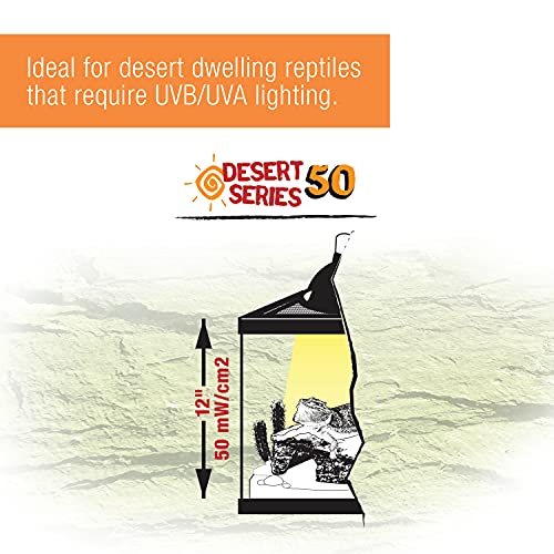 Zilla T8 Fluorescent Bulbs Desert Series 50, 17 Watts - size: 24" - 17 Watt, style: Desert