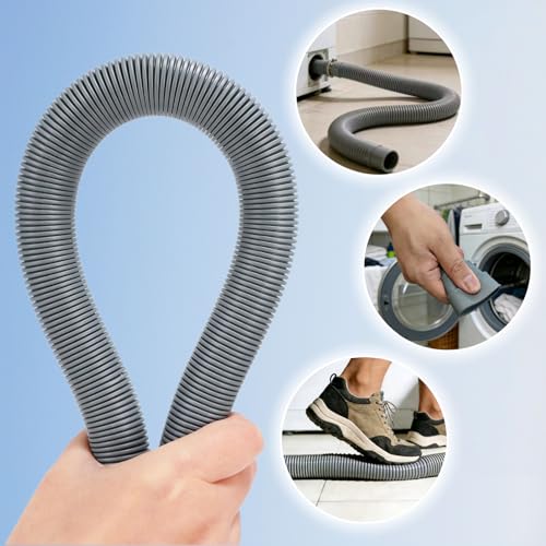 10FT Portable Washing Machine Drain Hose Extension,Extra Long Washer Drain Hose Kit with 1 Adapter, 4 Clamps and 1 U-Bend Holder - size: 10ft