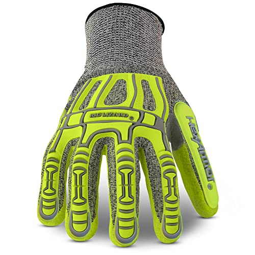 HexArmor Cut-Resistant Impact Protection Nitrile Palm Work Gloves | Rig Lizard® Series 2090X | XX-Large - color: Rig Lizard Thin Lizzie 2090x | Ultimate Dexterity, size: 2X-Large (Pack of 1)