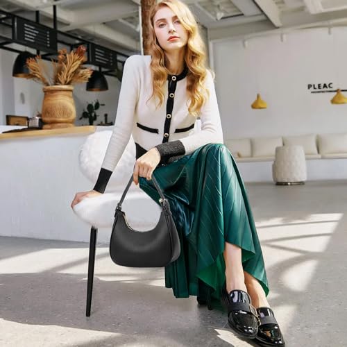 Small Tote Shoulder Bags Purses for Women Retro Classic Crossbody Bags Cute Clutch Purse and Handbag - color: 0-4-black