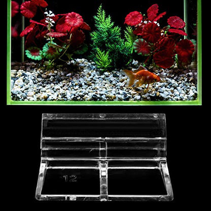 TOPINCN 20Pcs Aquarium Glass Cover Clip Acrylic Holder Support Clamp Accessory Acrylic Aquarium Cover Clip Aquarium Lid Clips Universal Lid Clips for Aquarium Fish (8mm) - size: 8mm