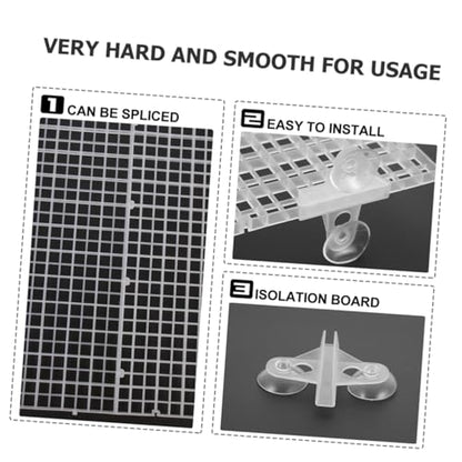 KESYOO Fish Tank Divider Plate Plastic Mesh Separator for Betta Fish Aquarium Cover Reptile Tank Aquarium Screen