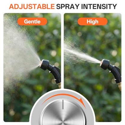 Maxlander 4.2 Gal Battery Powered Backpack Sprayer with 2 x 2.0Ah Battery | 90 Psi Adjustable Pressure, 6 Spray Nozzles, Reach Over 17 Feet, 2 Hours Runtimes, Waist Support