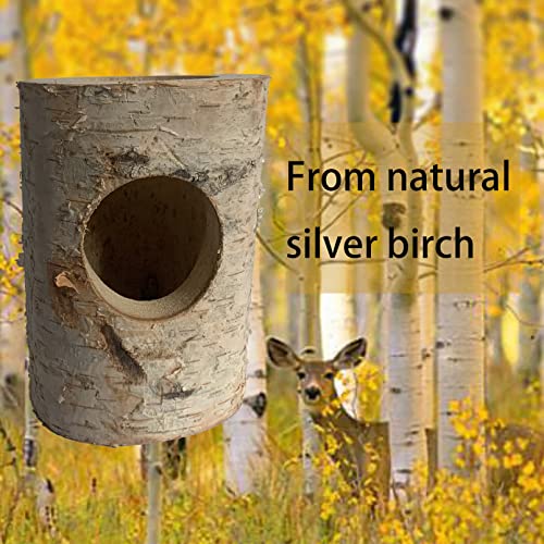Natural Wooden Hamster Tunnel,Wood Hamsters Hideout Tube,Small Animal Hollow Tree Trunk Holes Exercise Mouse Chew Toys Cage Accessories for Chinchillas Guinea Pigs Dwarf Rat(14Pcs) - size: 【14Pcs】
