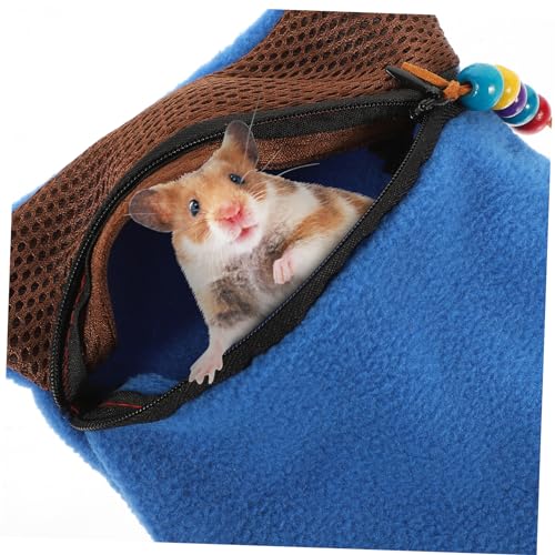 POPETPOP Pet Backpack Carrier Reptile Backpack Bag Small Pet Carrier Hamster Travel Bag Guinea Pig Travel Container Random Color