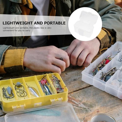 Beavorty 2pcs Breathable Blood Worm Breeding Box Portable Plastic Earthworm Storage Case for Reptile Feeding and Insect Incubation
