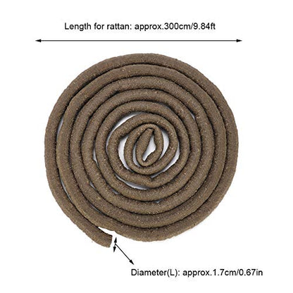 9.84ft Flexible Rattan Reptile Climbing Vine, Bendable Jungle Vine, Chameleon Climbing Branch, Reptile Habitat, Lizard Habitat Accessories, Terrarium Plant Decor (Large 24 Inch) - size: Large 24 Inch