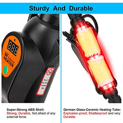 DaToo Aquarium External Heater in-Line Fish Tank External Heater 300W for Canister Filter