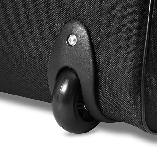 2 Pack Waterproof Rolling Hay Bale Bag | 4 Heavy Duty Wheels Hay Bale Storage Bag, Breathable Rolling Bale Bag for Storage and Transport