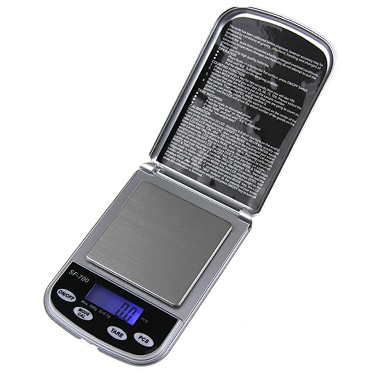 Digital Pocket Scales 600g*0.01g High Precision Food Scale for Kitchen with Hold,CCWEIGH Portable Precision Gram Scale Jewelry Scale with Protective Cover,Batteries Included