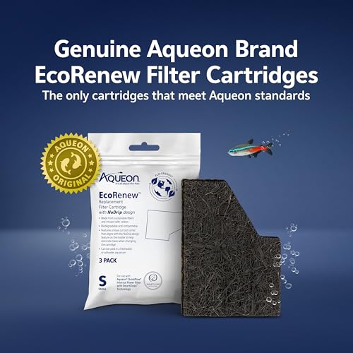 Aqueon Aquarium Fish Tank EcoRenew Filter Cartridge, Small 3 Pack - size: 3 Pack