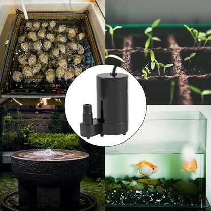 5PCS USB water pump,DC 3-5V USB Micro Submersible Mini Low Noise Brushless Water Pump for Aquariums Fish Tank Pond Fountain Hydroponics Garden