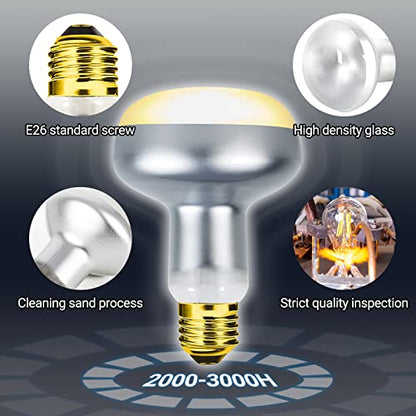 REPTI ZOO 2 Pack Heat Lamp 75W, Intense Basking Spot Simulated Natural Sunlight Heating Lamp Bulb, Heat Emitter UVA Heat Lamp Bulb for Reptile Chickens Pet Brooder - style: Natural Basking Light Bulb 75W