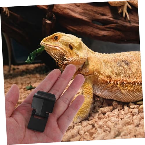 Toddmomy 6pcs Turtle Tank Lock Clips Reptile Terrarium Lid Clips Aquarium Lock Buckles Escape for Reptile Box Simple Installation