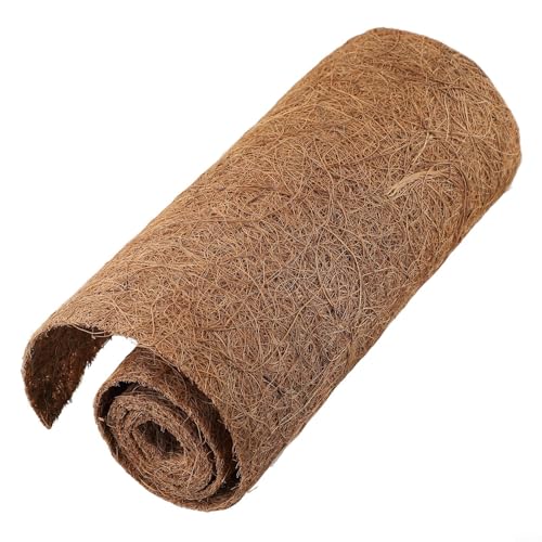 Natural Coconut Palm Mat Liner for Hanging Baskets Planters Terrariums Cuttable Coir Floor Mat Reptile Habitat Garden Decor 20x100cm(25 x 100cm) - size: 25 x 100cm