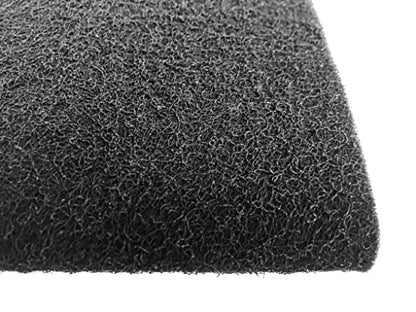 Wave Point Super Activated Carbon Pad Cut to Fit for Aquariums Pond Nitrate Ammonia, Phosphate Remover Pads, and Dual Bonded Pads (18" X 10" - 1PK) - size: 18" X 10" - 1PK