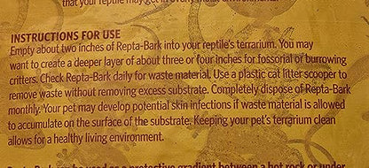 Fluker's Repta-Bark All Natural Bedding, 8,Quart - size: 8 Quart