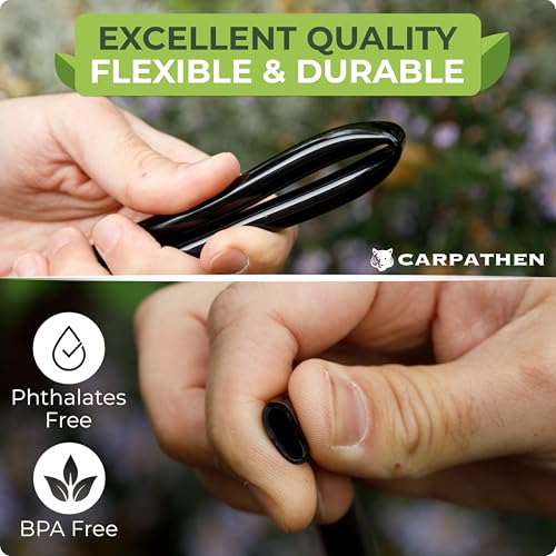 5/16" Irrigation Tubing Parts for Drip Irrigation Watering System | 200 ft PVC Mainline for Irrigation System 5/16" ID x 7/16" OD, Durable & Flexible, Replaces 1/2" Drip Poly Supply Line - size: 200 ft