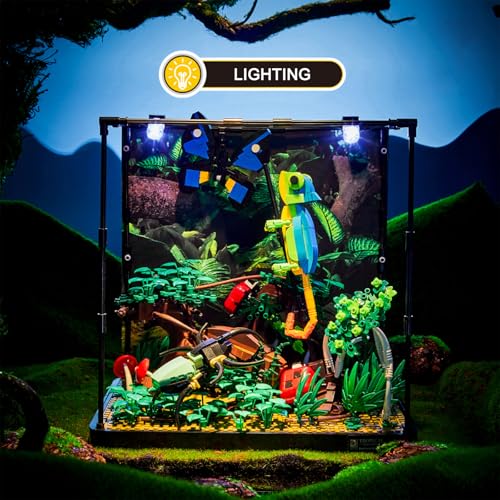Flowers Botanical Butterfly Garden Building Set for Adutls | Animals Insect Tank Building Toy Set for Boys and Girls 12 Years Up 1284 PCS