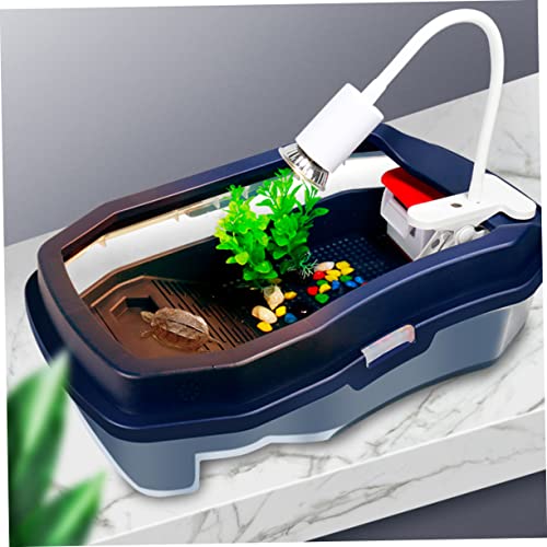 1pc Turtle Tank Basking Platform Dual Use Aquarium for Turtles Crayfish and Frogs Water Changing Device Easy Cleaning and Unique Habitat