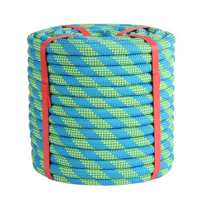 1/2 inch x 150ft Arborist Tree Climbing Rope – 48 Strand Polyester Static Bull Rope, 9000lb Breaking Strength – Heavy Duty Utility Line for Swing Pulling, Outdoor, Marine Use – ASTM F2116 Certified - size: 1/2IN x 150FT, style: Blue