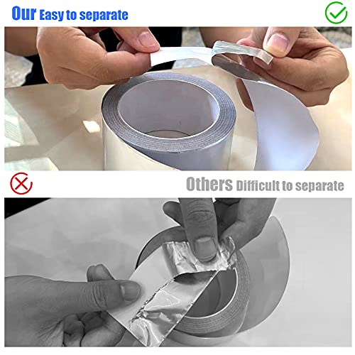 Romeda Aluminum Foil Tape, 2 inch x 65 Feet Foil Tape (3.9 mil), Silver Insulation Adhesive Metal Tape, High Temperature Heavy Duty HVAC Tapes for Ductwork, Dryer Vent, HVAC - size: 2 inch x 65 Ft