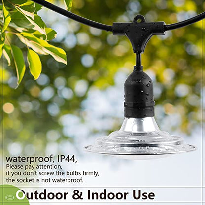 Outdoor Grow Light, Greenhouse String Grow Light, Waterproof Plant Growing Lamps, UL Certified LED Grow Lights for Greenhouse Garden, 21.3FT Full Spectrum Grow Light for Veg Seedling Flower - size: 6 Light without Timer