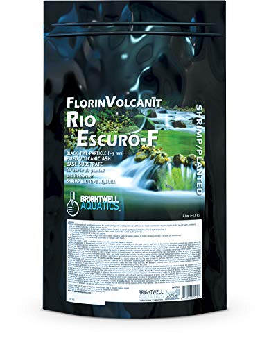 Brightwell Aquatics FlorinVolcanit Rio Escuro-F Planted Substrate, 2lbs - size: 2 lbs