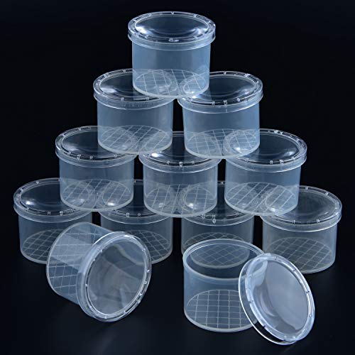 Coopay 120 Pieces Bug Jars Critter Insect Cage Magnifying Insect Box Bug Magnifier Container Catcher Cage, Science Nature Exploration Tools - style: 120 Pack