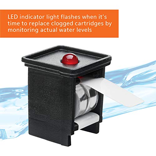 Aqueon QuietFlow 20 LED PRO Aquarium Fish Tank Power Filter For Up To 30 Gallon Aquariums