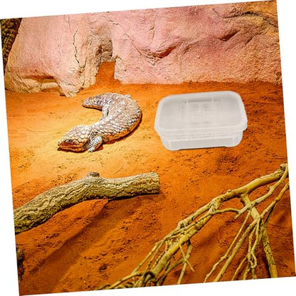 POPETPOP Tray Compartments Hatching Box for Snakes Geckos and Lizards Breeding for Reptiles