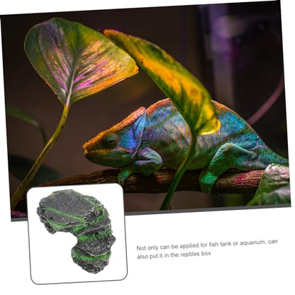 LIOOBO Turtle Resin Platform Turtle Tank Accessories Reptile Climbing Place Decorative Basking Platform Fish Tank Ornament