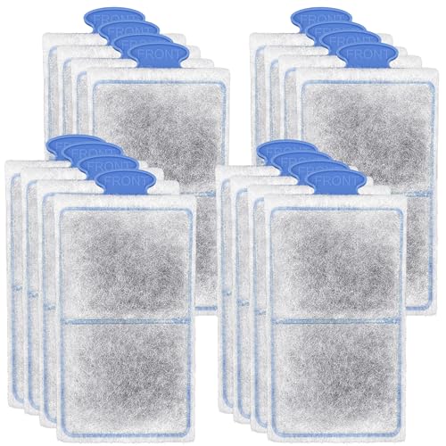 driamor 16 Pack PF-S Filter Cartridges Compatible with PF10 Power Filters, Small Fish Tank Filters Cartridge Replacement with Zeolite - size: 16 Pack