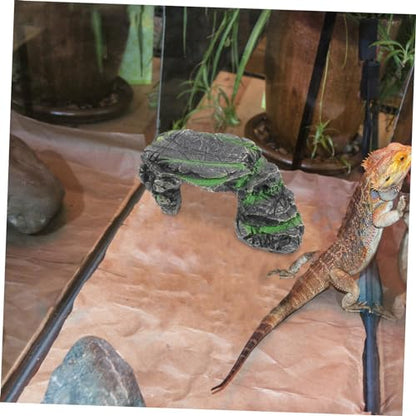 LIOOBO Turtle Resin Platform Turtle Tank Accessories Reptile Climbing Place Decorative Basking Platform Fish Tank Ornament