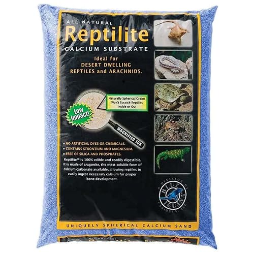 CaribSea Aquatics Reptilite Habitat, Sky Blue, 10-Pound - color: Sky Blue, size: 10-Pound