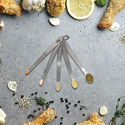 1PCS 1/5tsp(1ml) Mini Measuring Spoon, Small Teaspoon for Tiny Amounts | High Precision, Food-Grade, ‌Rust-Free, Dishwasher-Safe, Easy-Read Markings, Multi-Purpose, Sturdy & Durable - size: 1/5tsp|1ml