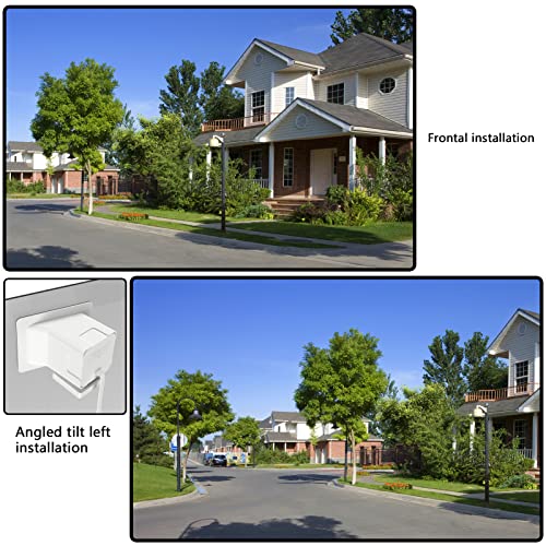 Angled Window Mount Compatible with Wyze Cam v4 Cam V3, 20 Degrees Tilt ( Up/Down/Left/Right ), Through Window Use Cam v3 v4 , Turn Wyze Camera into a Window Camera for Outdoor Monitoring | 20 Degrees Tilt Wyze V4 Window Mount for Indoor/Outdoor Monitorin
