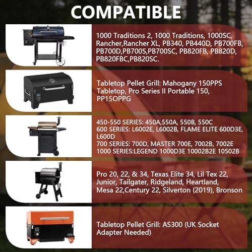 Universal WiFi and Bluetooth PID Digital Thermostat for Traeger Control Panel Replacement for Pit Boss、Traeger、Zgrill Pellet Grill Smoker， App-Enabled Thermostat Controller - size: PID Digital ControlControl