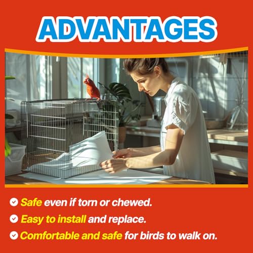 TORTO9 Cage Liner Sheets for Birds – 120 Pack, 31 x 21.5 in, 5.5 lb | Acid-Free & Non-Toxic Paper | Safe Pet Bedding, Craft Supply, Packing & Shipping Use - size: 31 x 21.5 in