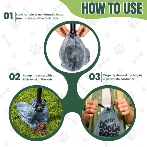 XP Pooper Scooper & Rake Set, Consumer Reports #1 Rated Ergonomic Scooper 2024, 2026. Strong & Lightweight, Dogs & Pet Poop Cleanup & Waste Removal - Fits Any Style Bag. 10-Year Wty. - size: XP Scooper and Rake SET, 37"