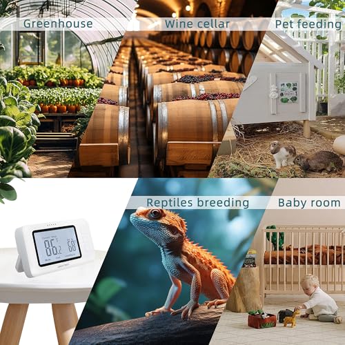 DIGITEN Wireless Thermostat WTC100 Pro Temperature Controller for Cooling & Heating, Remote Controlled Outlet, Easy-to-Use and Programmable Thermostats for Home,Greenhouse - color: Wtc 100 Pro