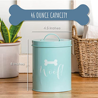 1.4 Qt. Small Treat Canister (Casper (Powder Blue)) - color: Casper (Powder Blue)