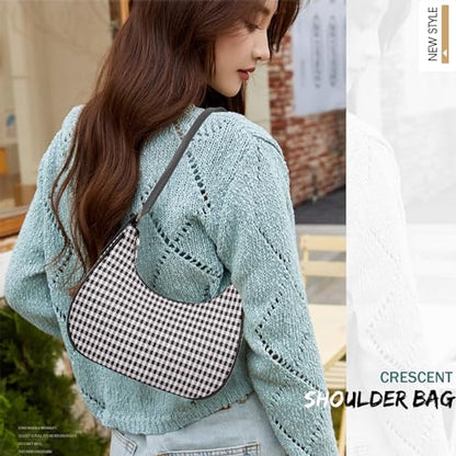Small Tote Shoulder Bags Purses for Women Retro Classic Crossbody Bags Cute Clutch Purse and Handbag - color: 0-4-gz Coffee White
