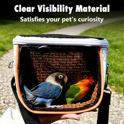 Small Pet Travel Carrier Bag, Breathable Hamster Travels Pouch with Shoulder Strap & Removable Cooling Mat for Kittens Hamsters Guinea Pigs and Reptiles - color: A