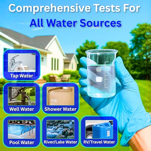 Evviva Sciences Water Bacteria Test Kit – 10 Tests for Total Bacteria, coliforms & E. coli. Lab-Ready agar Plates for Well, tap, Pool, & City Water. Fast DIY Results + Optional lab Report.