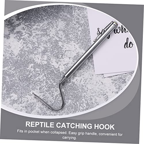 2pcs Retractable Snake Hooks Sturdy Reptile for Safe Handling and Catching for Reptile Care and Management