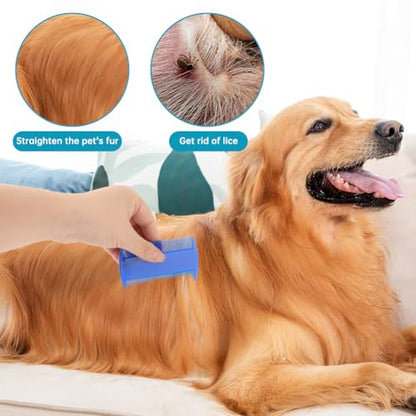 Animal Handling Gloves, Bite Proof Cat Gloves, Pet Leather Glove Cat Scratch with Pet Comb, Multipurpose for Rose Pruning, Gardening, Pets Grooming